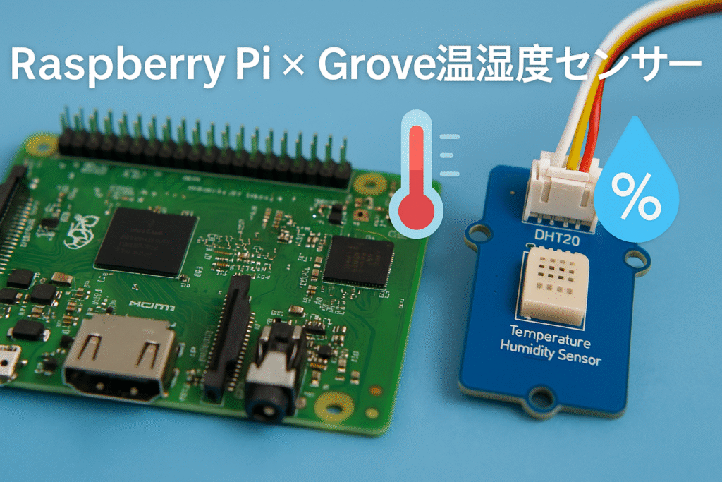 Grove Rasperi 【電子工作】Raspberry PiでGrove温湿度センサー(DHT20)を使ってみよう!